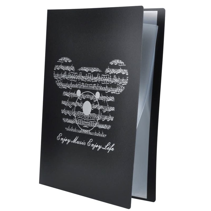 KingPoint Music File Folder A4 Size Sheet Music Folder Paper Documents Music Themed 40 Pockets Storage Folder - Image 2